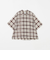 ＜6(ROKU)＞チェック オープンカラー ショートスリーブ シャツ