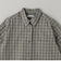 コットンチェック ショートスリーブ シャツ