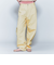 ＜6(ROKU)＞コットン バレル ベージュ パンツ