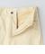 ＜6(ROKU)＞コットン バレル ベージュ パンツ