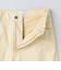 ＜6(ROKU)＞コットン バレル ベージュ パンツ