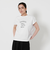 コットン ロゴプリント フレンチスリーブ Tシャツ