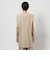 Vノーカラー ロングベスト