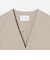 Vノーカラー ロングベスト