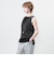 ＜ASTRAET＞テンジクxシフォン レイヤード ノースリーブカットソー