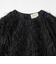 ヘアリー ラメ カットジャガード ブラウス