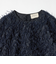 ヘアリー ラメ カットジャガード ブラウス