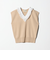 スカラップ レース フリル ベスト-ウォッシャブル-