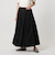 コットンシルク シルキータックフレアスカート - ウォッシャブル -