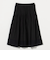 コットンシルク シルキータックフレアスカート - ウォッシャブル -