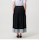 コットンシルク シルキータックフレアスカート - ウォッシャブル -