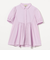 エンブロイダリーショートスリーブブラウス - ウォッシャブル -