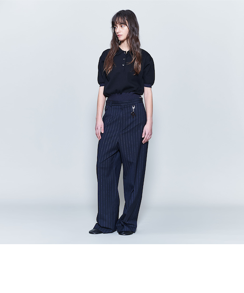 6(ROKU)＞カラーポイント ポロニット｜ユナイテッドアローズ