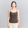 コットンリブ ブラキャミソール