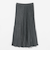 ポリエステル ランダムプリーツスカート