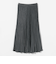 ポリエステル ランダムプリーツスカート