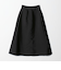 ポリエステルブレンド フレアロングスカート