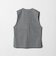 フロントポケット Vネックベスト ウォッシャブル
