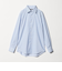 ツイル ストライイプ セミワイドカラーシャツ-イージーケア-＜A DAY IN THE LIFE＞