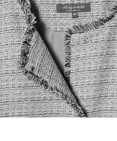ツイードライク フリンジジャケット ＜A DAY IN THE LIFE