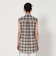 チェック ボウタイ ノースリーブブラウス