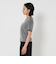 Vネック ラインスリーブ Tシャツ