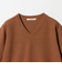 レーヨンブレンド カノコ 5分袖Vネックニット ウォッシャブル