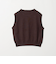 ウール アーガイル&ソリッドベスト