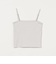 ＜6(ROKU)＞コットンテンジク ベアトップキャミソール
