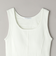 コットン フロントラウンド ブラタンクトップ