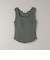 コットン フロントラウンド ブラタンクトップ