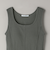 コットン フロントラウンド ブラタンクトップ