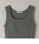 コットン フロントラウンド ブラタンクトップ