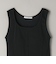コットン フロントラウンド ブラタンクトップ