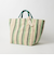 【別注】＜beej＞ストライプ 刺繍 トートバッグ -2WAY-