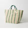 【別注】＜beej＞ストライプ 刺繍 トートバッグ -2WAY-