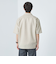 リネンライク ジャカード 半袖 シャツ