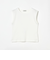 アイレット リブ クロップド ノースリーブ Tシャツ
