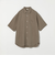 ＜Steven Alan＞ スラブ レギュラーカラー ショートスリーブ シャツ ALINE LOOSE CASUAL
