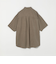 ＜Steven Alan＞ スラブ レギュラーカラー ショートスリーブ シャツ ALINE LOOSE CASUAL