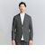 【WARDROBE SMART】LANATEC セットアップ/背抜きジャケット＆イージーパンツ