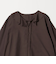 ポリエステルブレンド フリルカラーブラウス