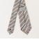 ＜Luisa Esposito＞8.0cm スタンプ ストライプ ネクタイ