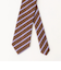 ＜Luisa Esposito＞8.0cm スタンプ ストライプ ネクタイ