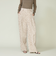 ＜conte＞ジャカード タック ワイドパンツ