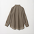 シアー レギュラーカラー ソリッドシャツ