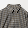 シアー レギュラーカラー チェックシャツ
