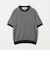 A+ マイクロパターン クルーネック ニット Tシャツ