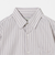 エブリット コットンパナマ ストライプ スナップ ボタンダウン シャツ -イージーアイロン-