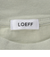 ＜LOEFF＞スビンコットン ドルマン Tシャツ